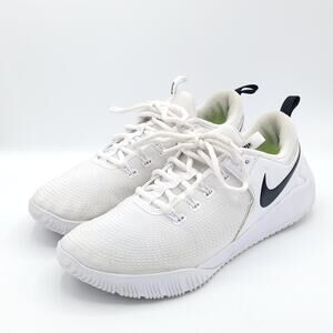 Nike Zoom HyperAce 2 AA0286-100 White Black Volleyball womens Size 10